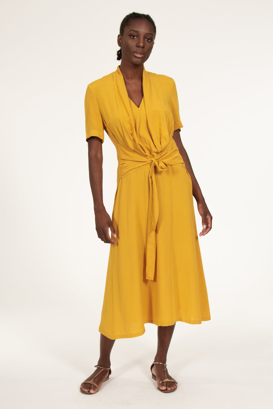 Robe JUNON Jaune anne willi fr