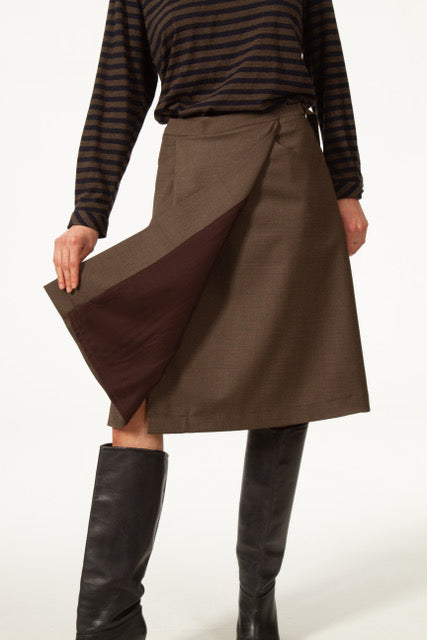 CAMILLE Skirt Brown