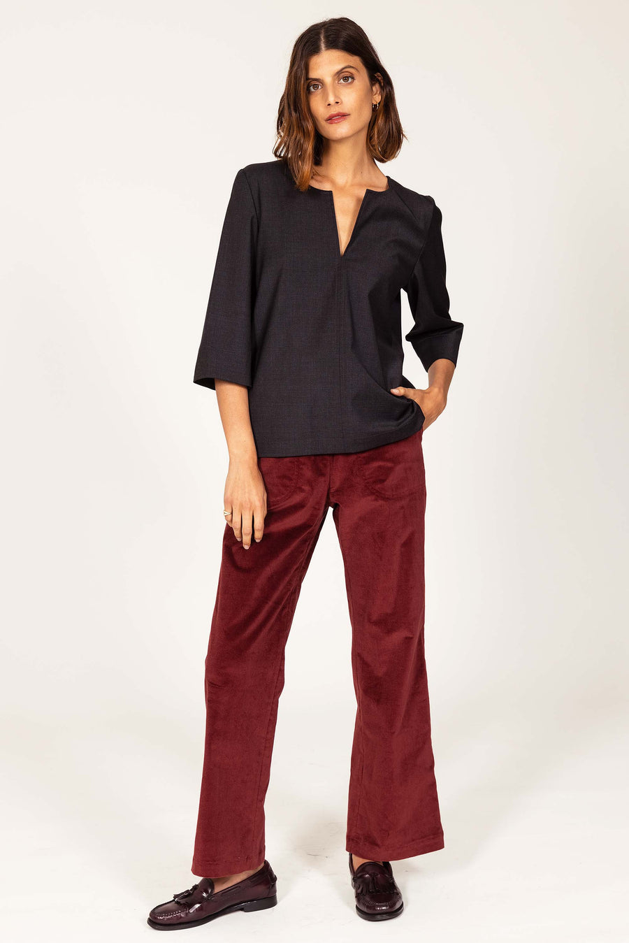 KARIM Trousers Rust